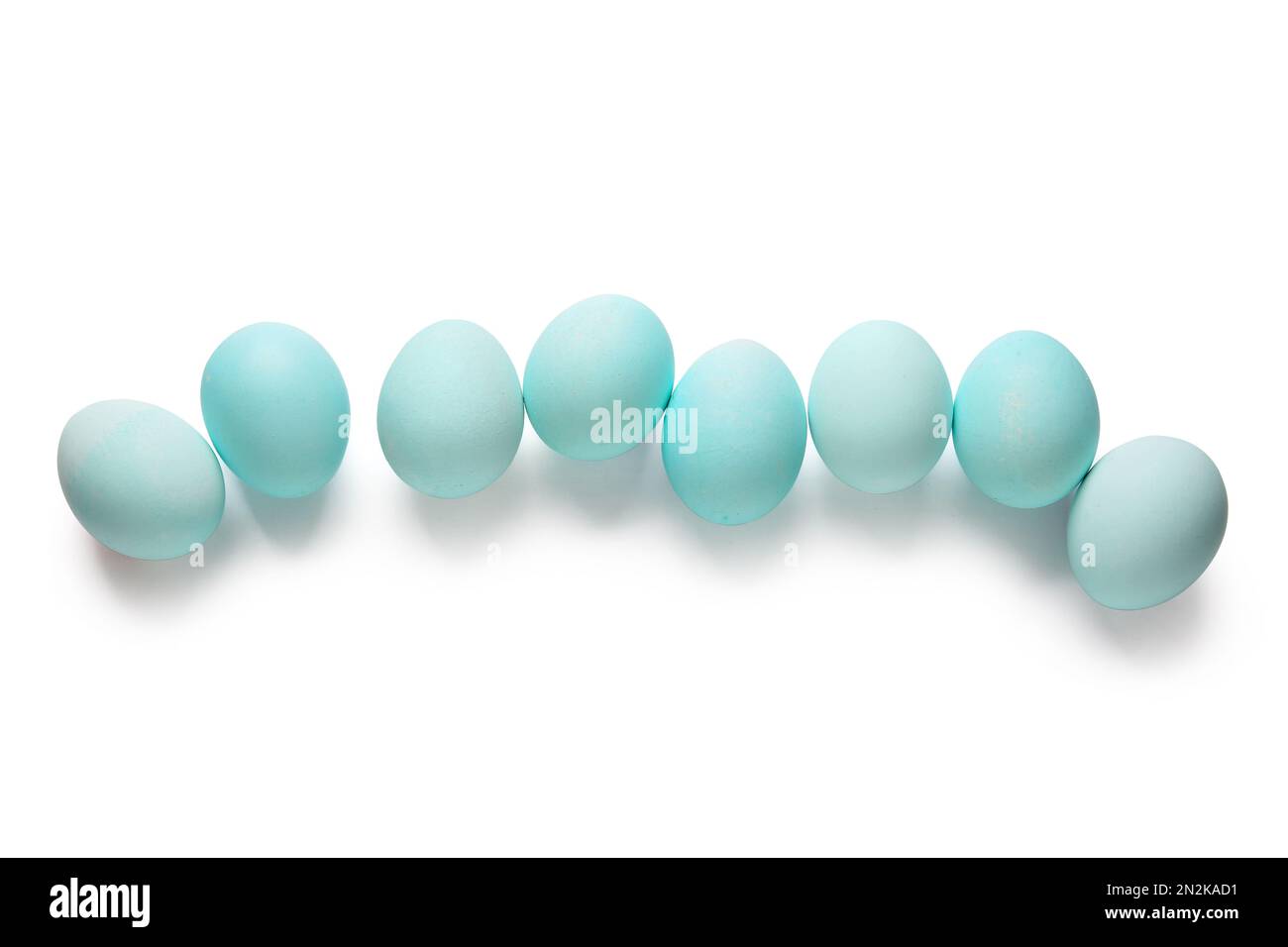 Painted Easter eggs isolated on white background Stock Photo - Alamy