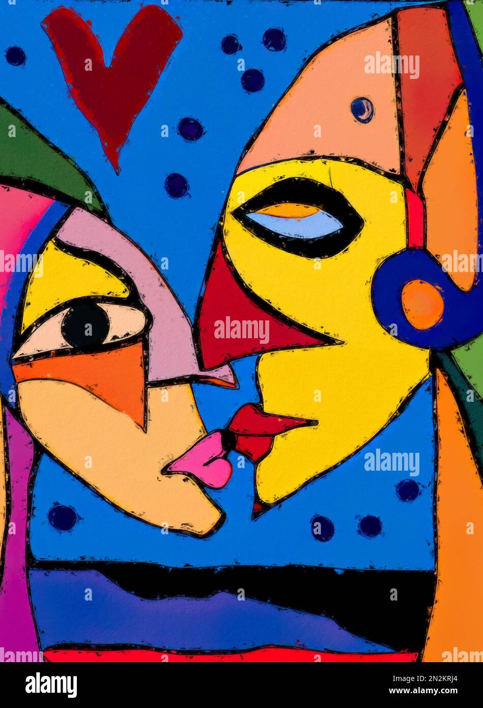 Mujer…  Art painting, Abstract art painting, Colorful art