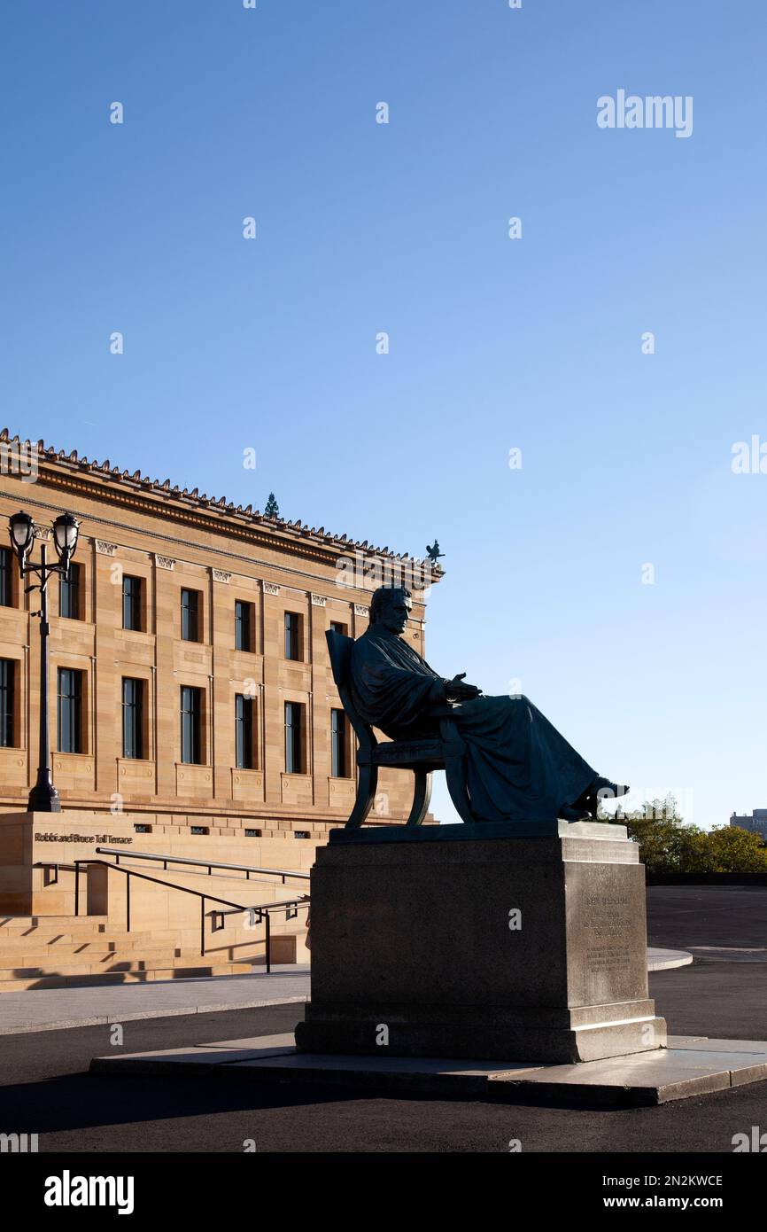 John Marshall Statue in Front of Philadelphia Museum of Art in Philadelphia, USA Stock Photo Alamy