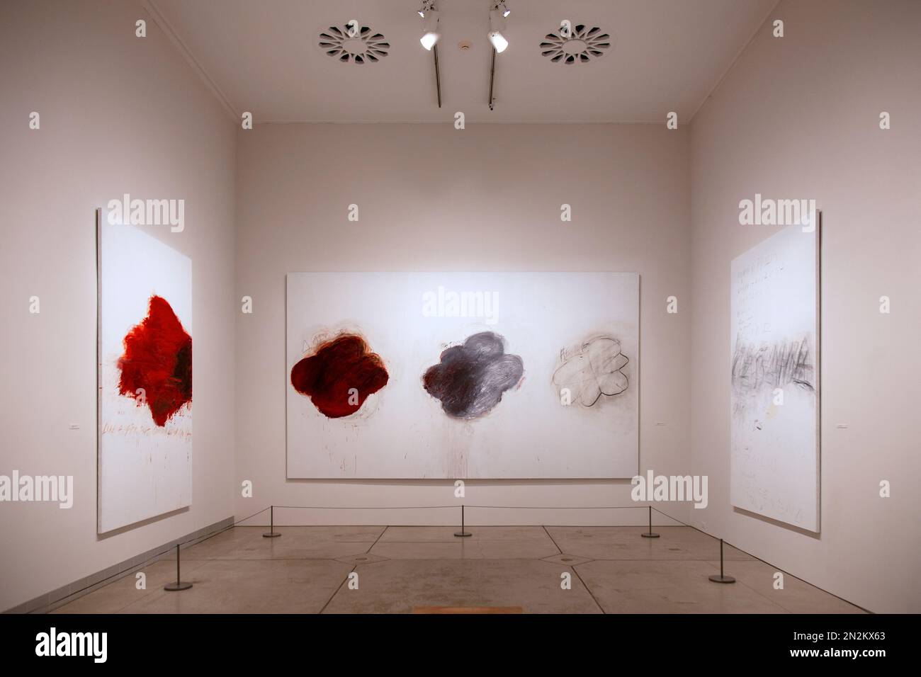 Philadelphia Museum of Art- Cy Twombly 'Fifty Days at Iliam' Gallery Room  -  in Philadelphia, USA Stock Photo