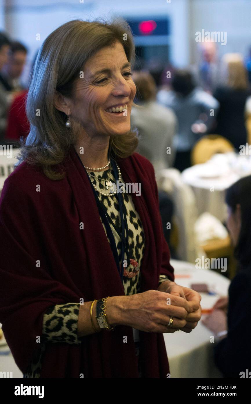 U.S. Ambassador to Japan Caroline Kennedy meets with a Japanese delegation at the SelectUSA