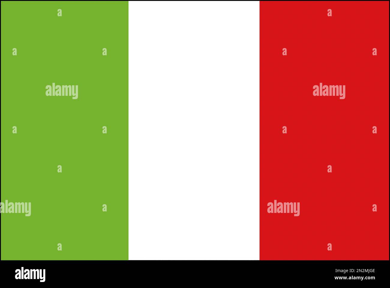Fahne Flagge Italien Italia Italy Stock Photo