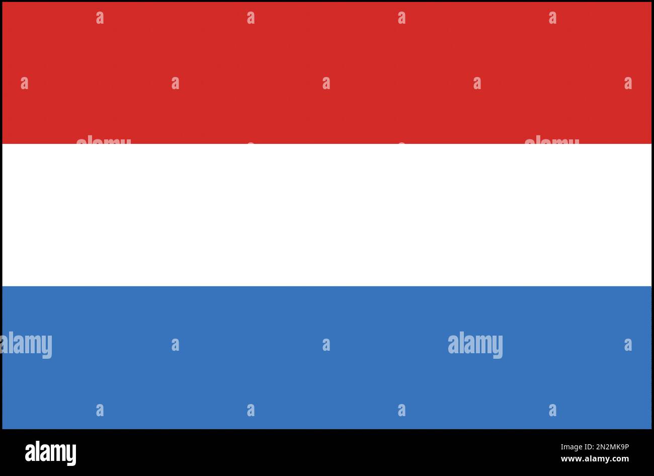 Fahne Flagge Nationalfahne Niederlande Netherlands Holland Stock Photo