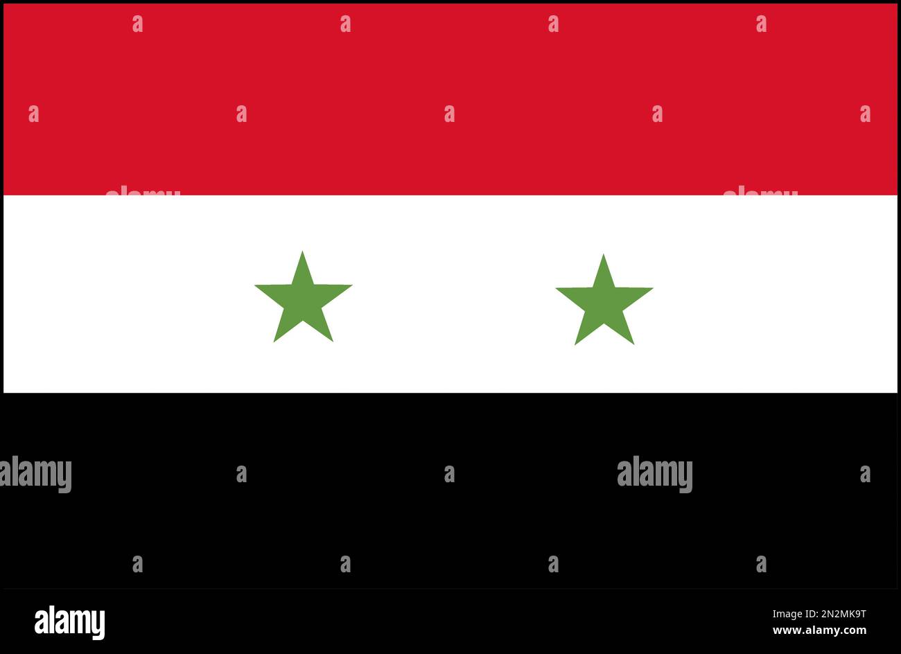 Flagge Fahne Syrien Stock Photo