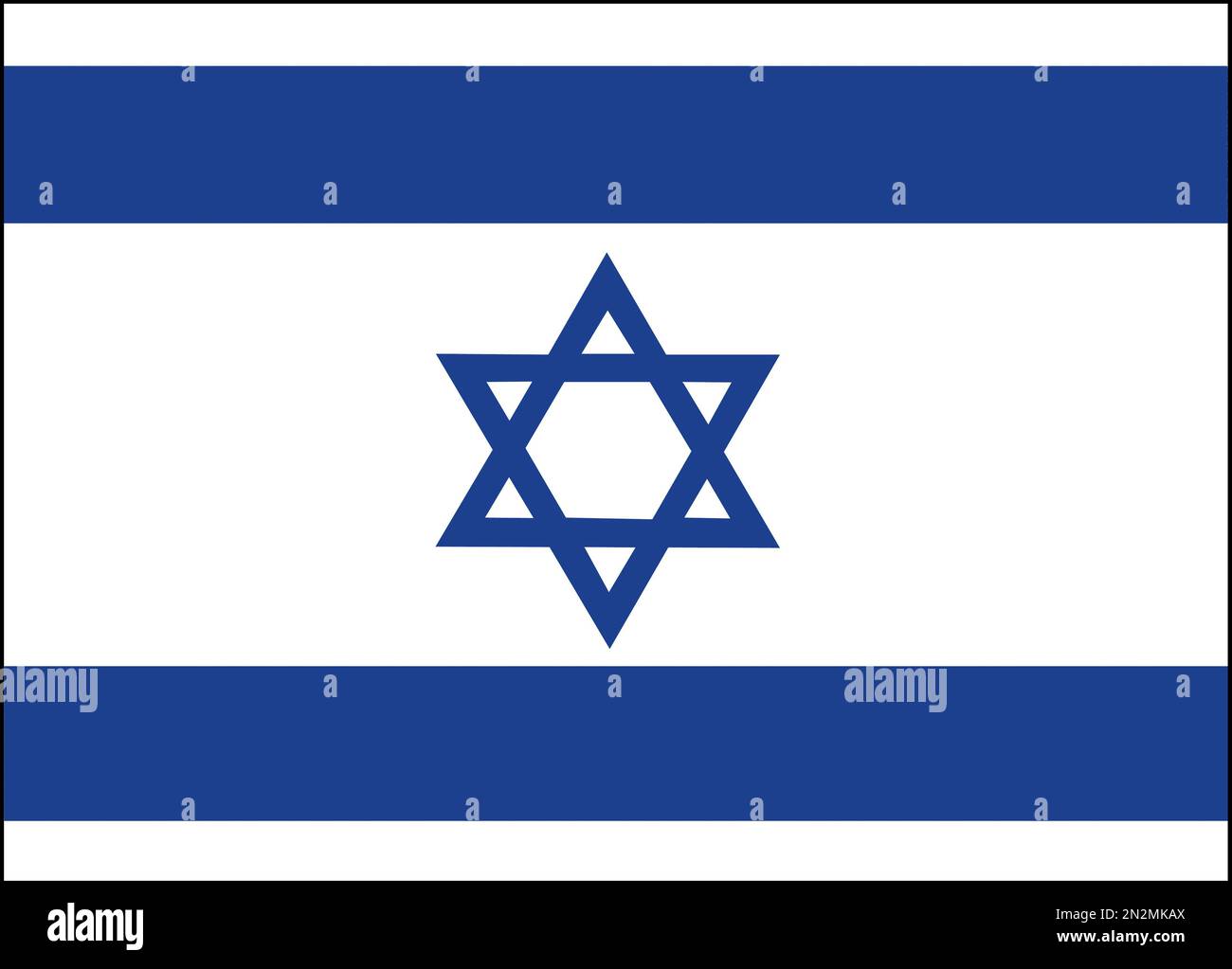 Fahne Flagge Israel Stock Photo