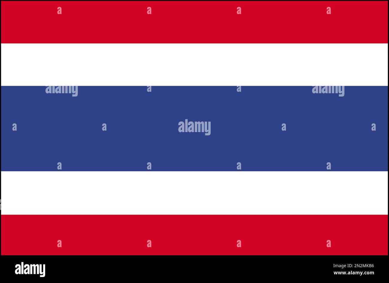 Flagge Fahne Nationalfahne Thailand Stock Photo
