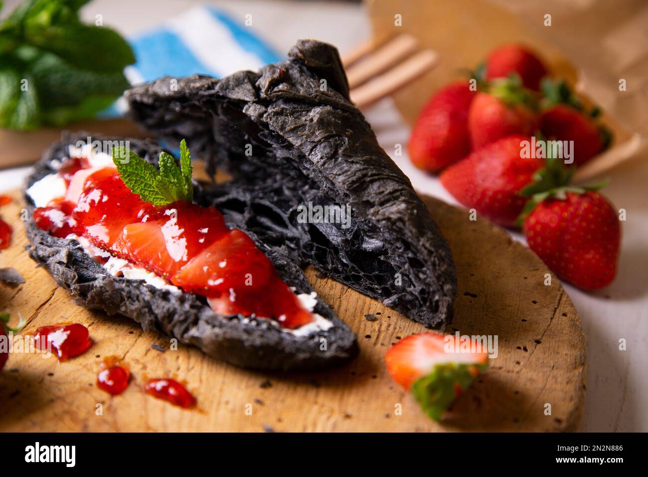 Black croissant hires stock photography and images Alamy