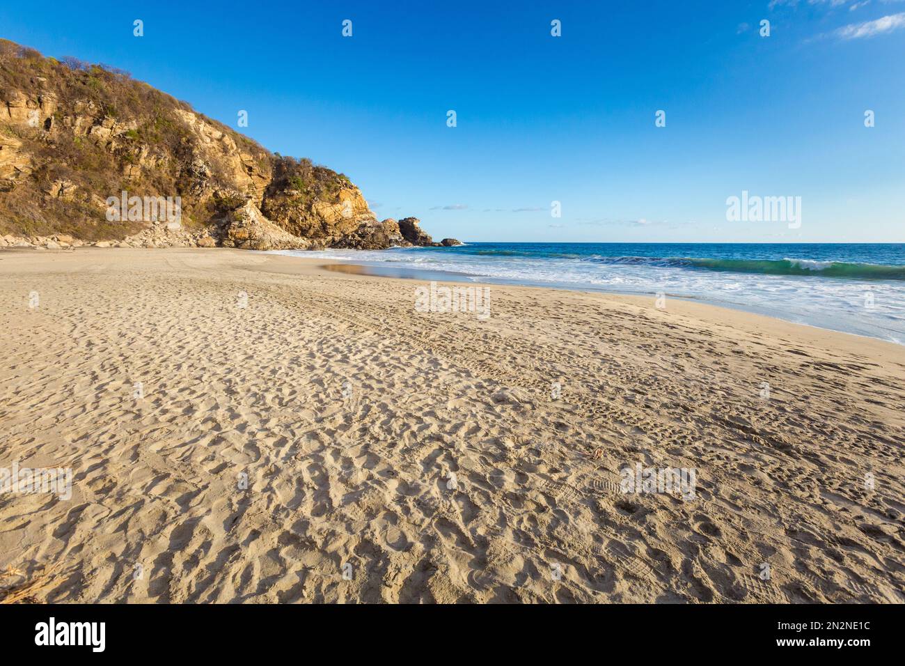 Beautiful Zipolite beach in Mexico Stock Photo - Alamy