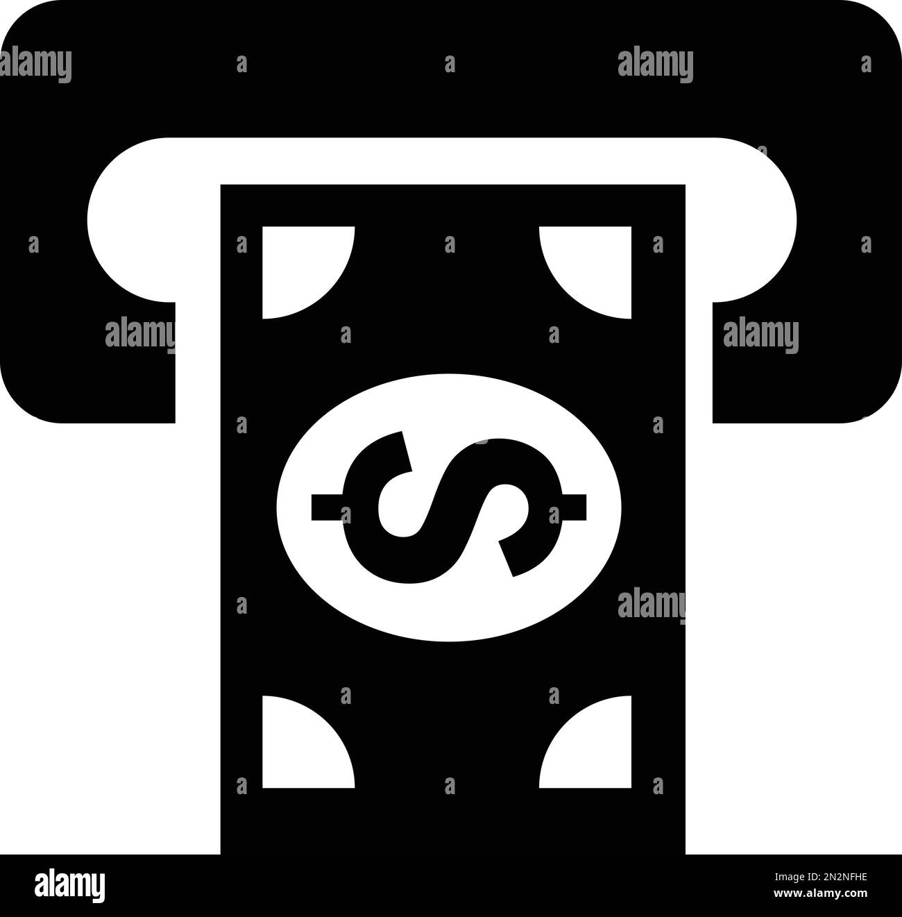 Withdrawal of money Stock Vector Images Alamy