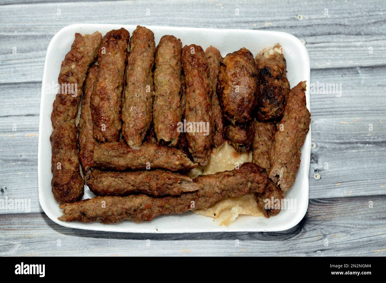 Arabic cuisine traditional food beef Kofta, kebab and tarb kofta shish