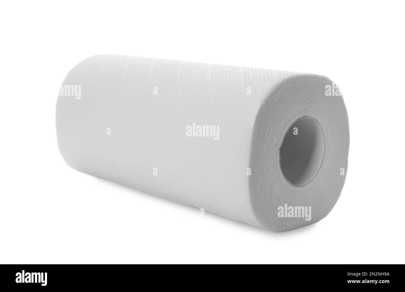 Roll of paper tissues isolated on white Stock Photo Alamy