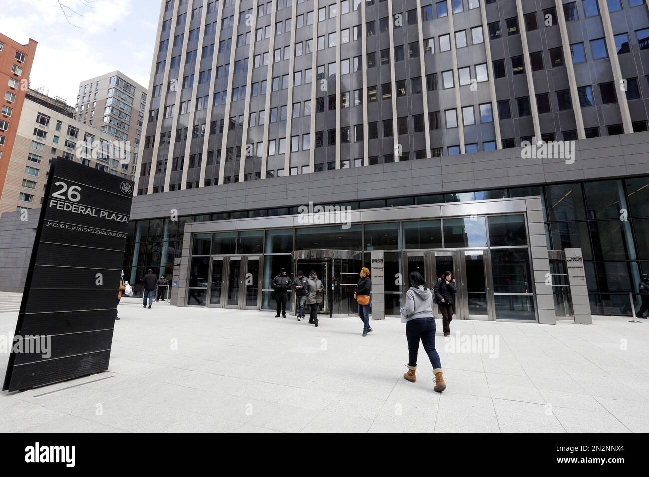 26 Federal Plaza, the Jacob Javits Federal Office Building on Foley Square  in downtown Manhattan, New York City Stock Photo - Alamy