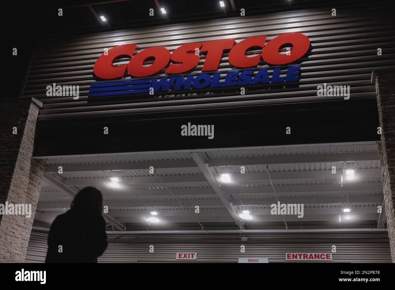 Lynnwood, United States. 06th Feb, 2023. A logo of Costco. Costco is an