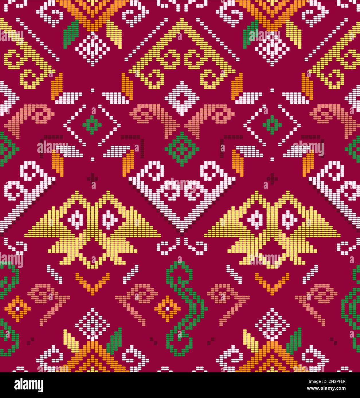 Philippines ethnic textile fabric Stock Vector Images Alamy