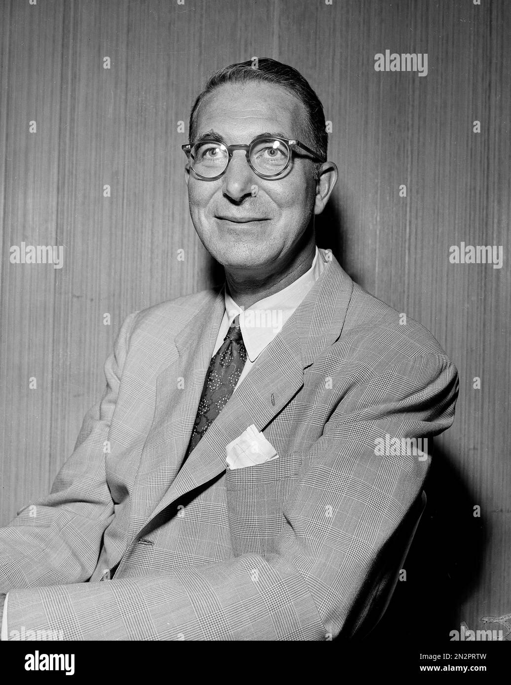 Sen. Estes Kefauver (DTenn.) is pictured in his hotel room at San