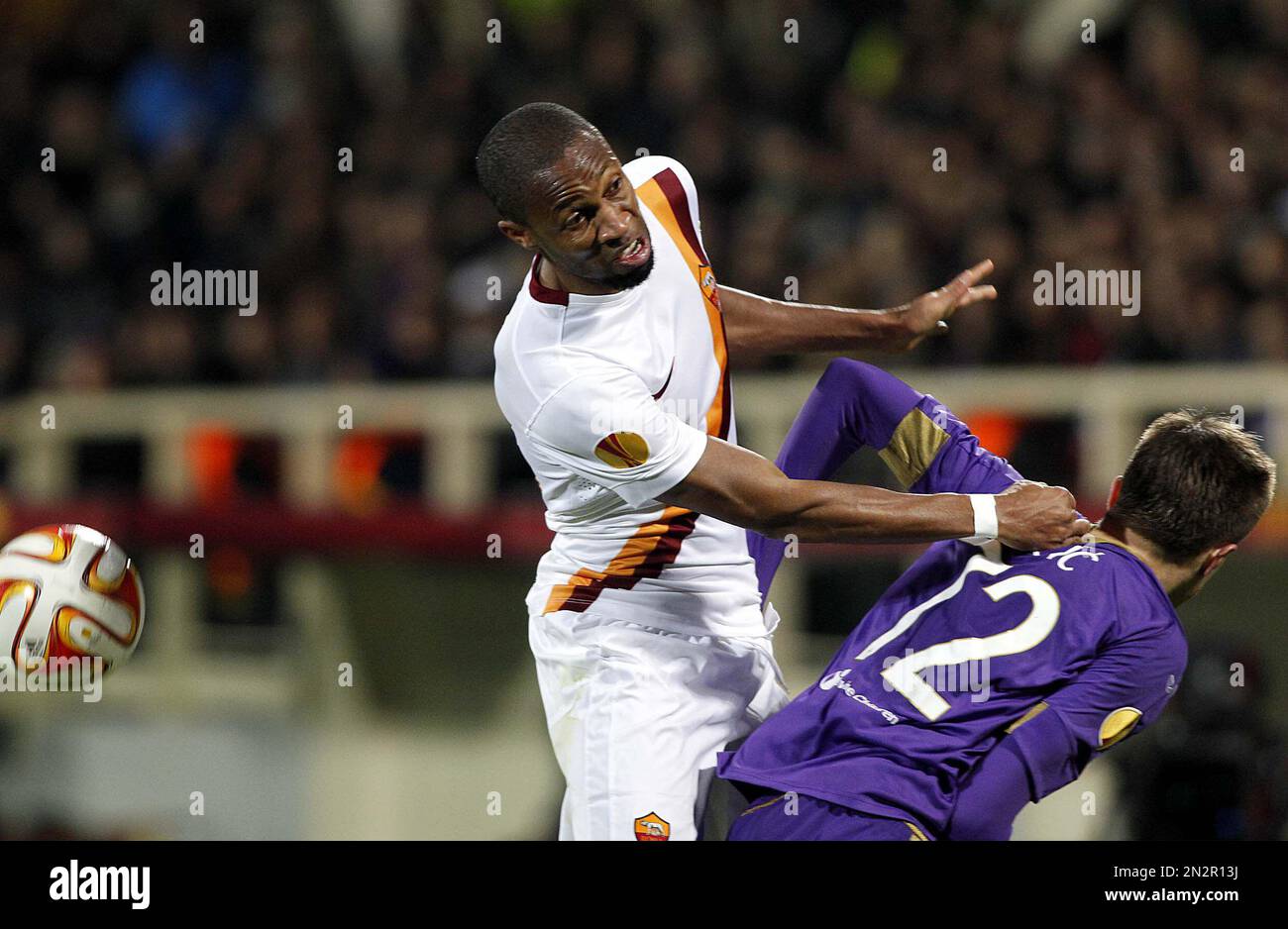 Josip Ilicic of Fiorentina during the Europa League 2014- 2015,Fiorentina -  AS Roma Stade Artemio-Franchi, Florence on March 12 2015 in Florence ,  Italie - Photo Laurent Lairys / DPPI Stock Photo - Alamy