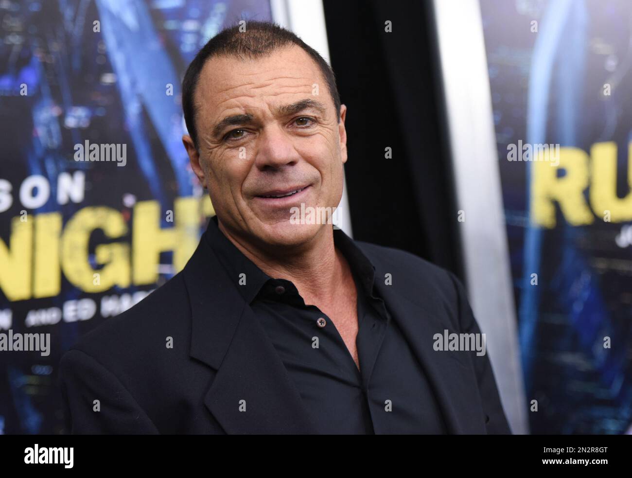 John Cenatiempo attends the world premiere of “Run All Night” at AMC