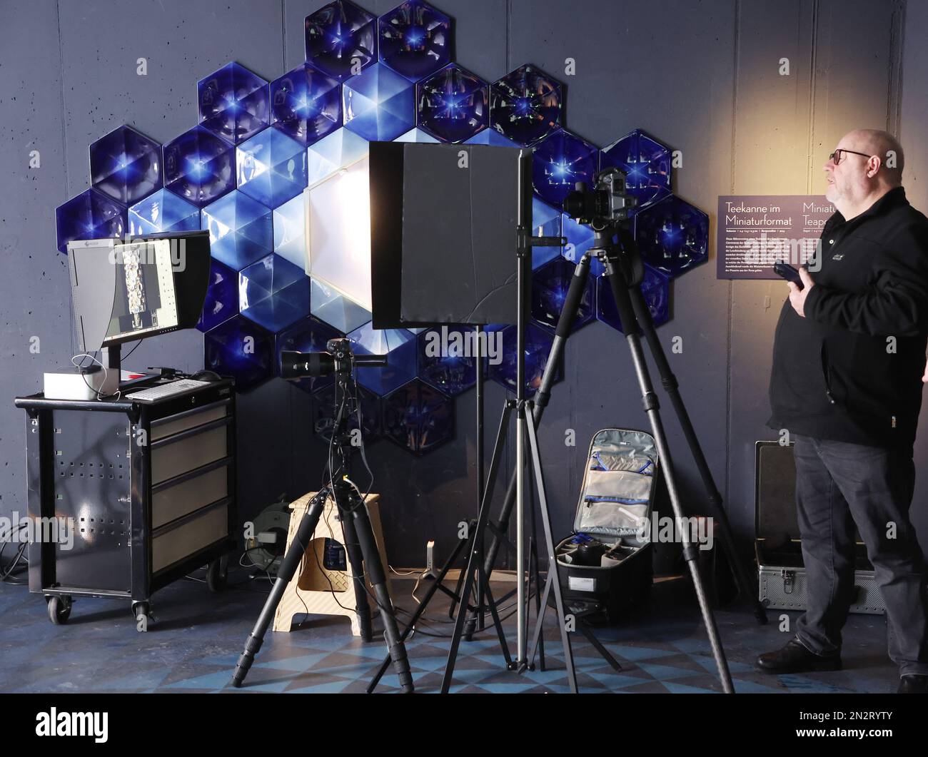 Seitenroda, Germany. 06th Feb, 2023. Ralf Meyer digitizes the world's