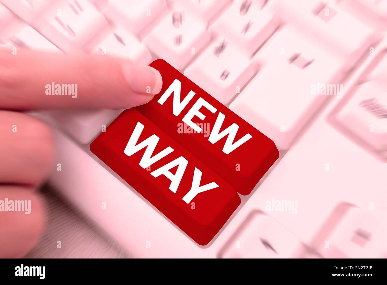 Conceptual Caption New Way Business Concept To Move From One Place To