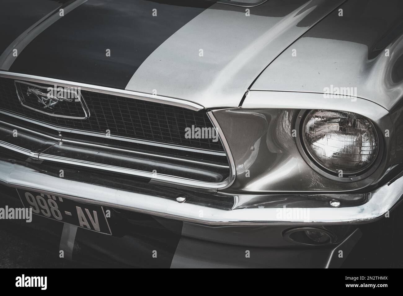 Mustang Muscle Car Stock Photo