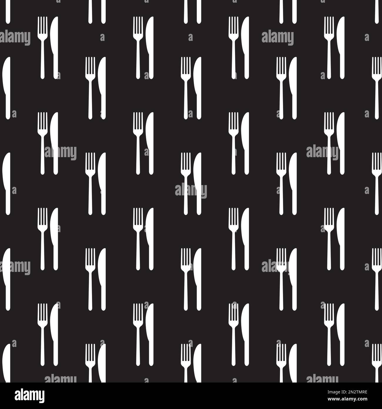 Cutlery icons seamless pattern background vector eps Stock Vector Image ...