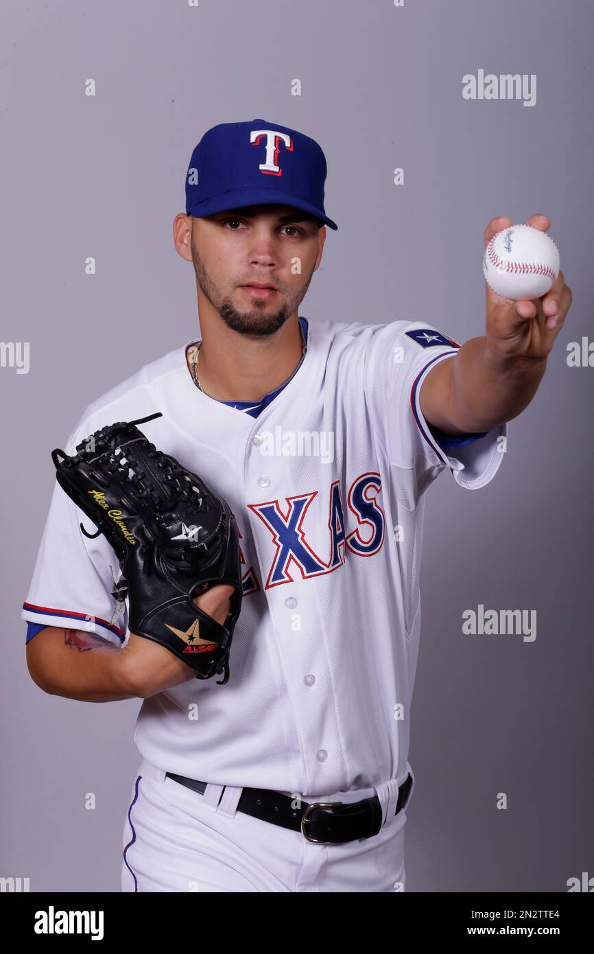 This is a 2015 photo of Alex Claudio of the Texas Rangers baseball team