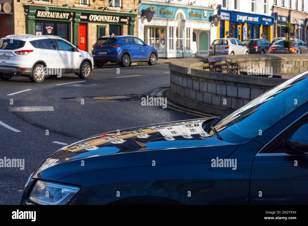 The Diamond in the centre of Donegal Town, County Donegal, Ireland Stock Photo