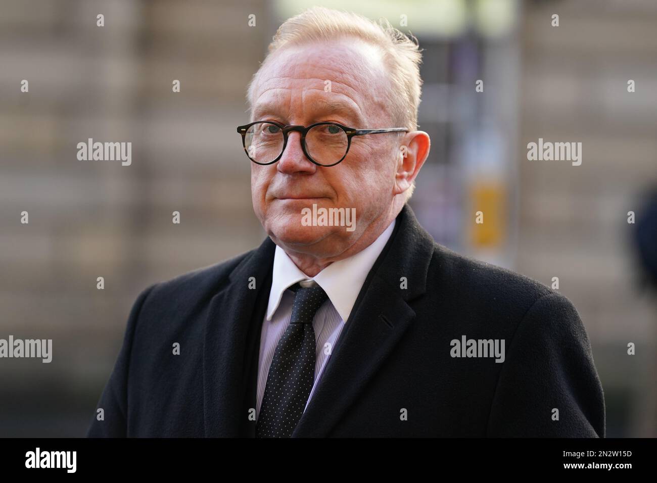 Alex Prentice Kc Outside Edinburgh High Court For The Trial Of Andrew Innes Who Has Been Charged 