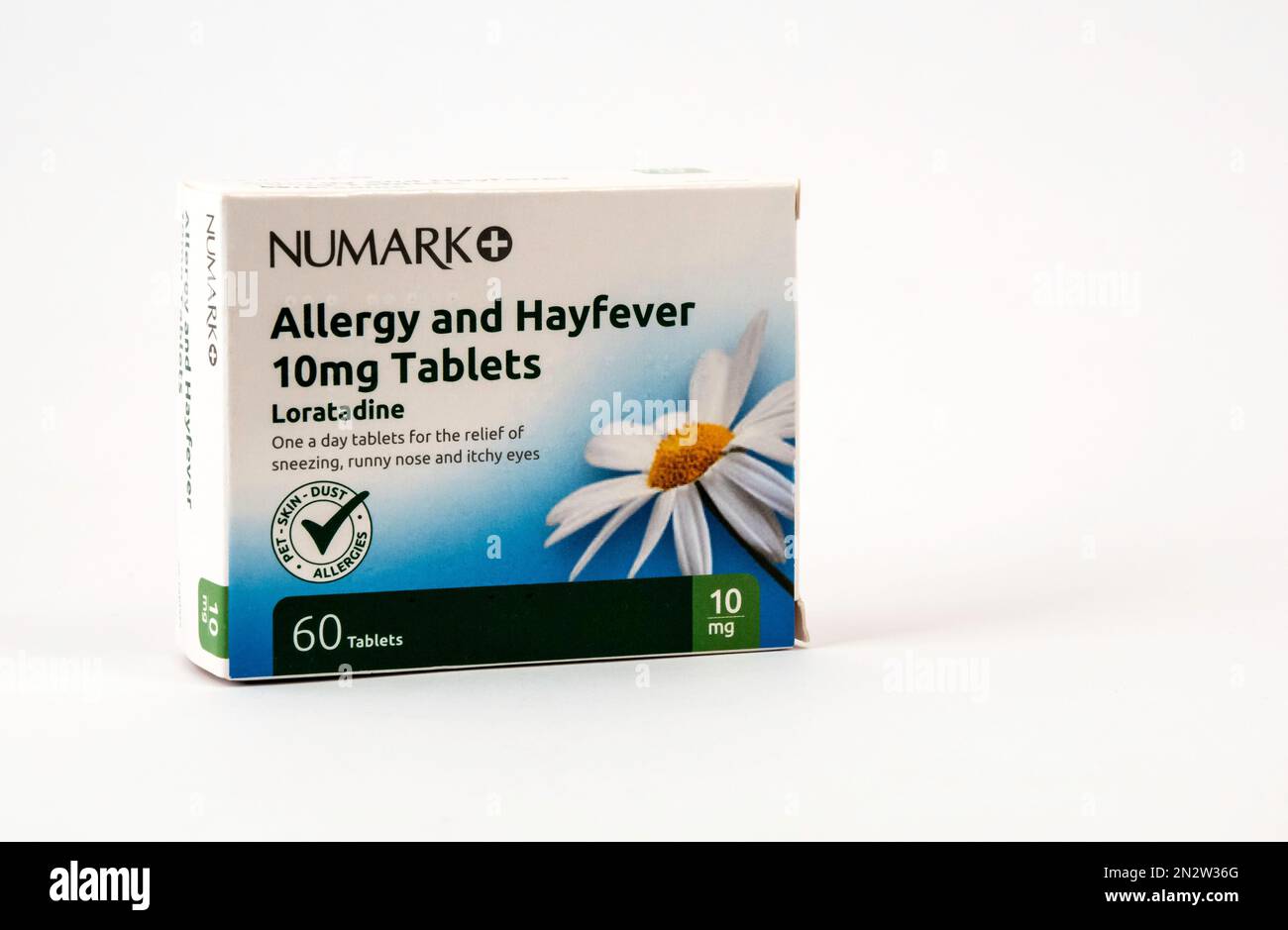 Numark Allergy and Hayfever tablets. Stock Photo