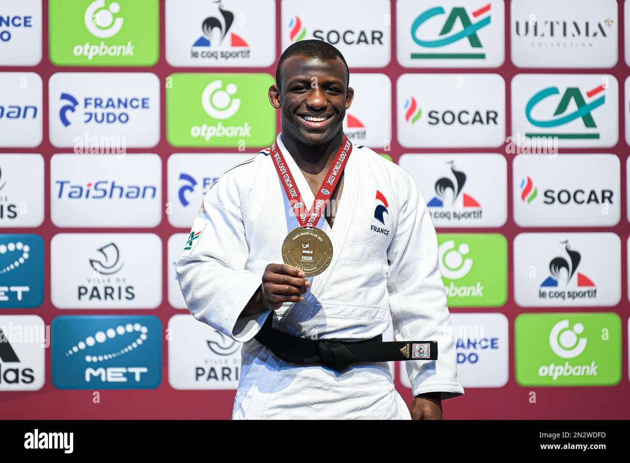 DJALO ALPHA OUMAR of FRANCE during of the Judo Paris Grand Slam 2023 on  February 5, 2023 at Accor Arena in Paris, France - Photo Laurent Lairys /  DPPI Stock Photo - Alamy