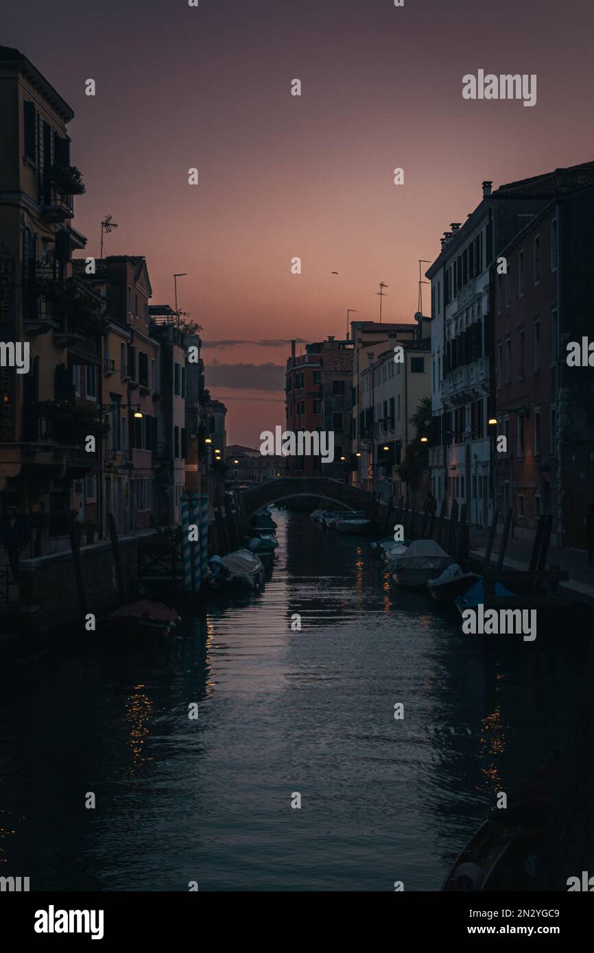 Vibrant sunset venice hi-res stock photography and images - Alamy