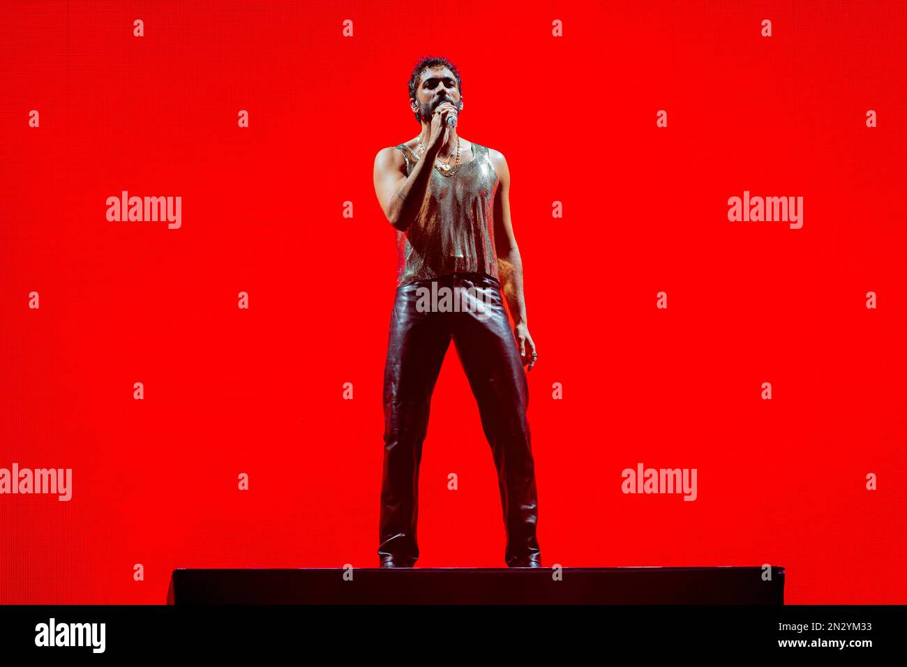 Italy 5 October 2022 Marco Mengoni - live at Mediolanum Forum Assago Milan © Andrea Ripamonti / Alamy Stock Photo