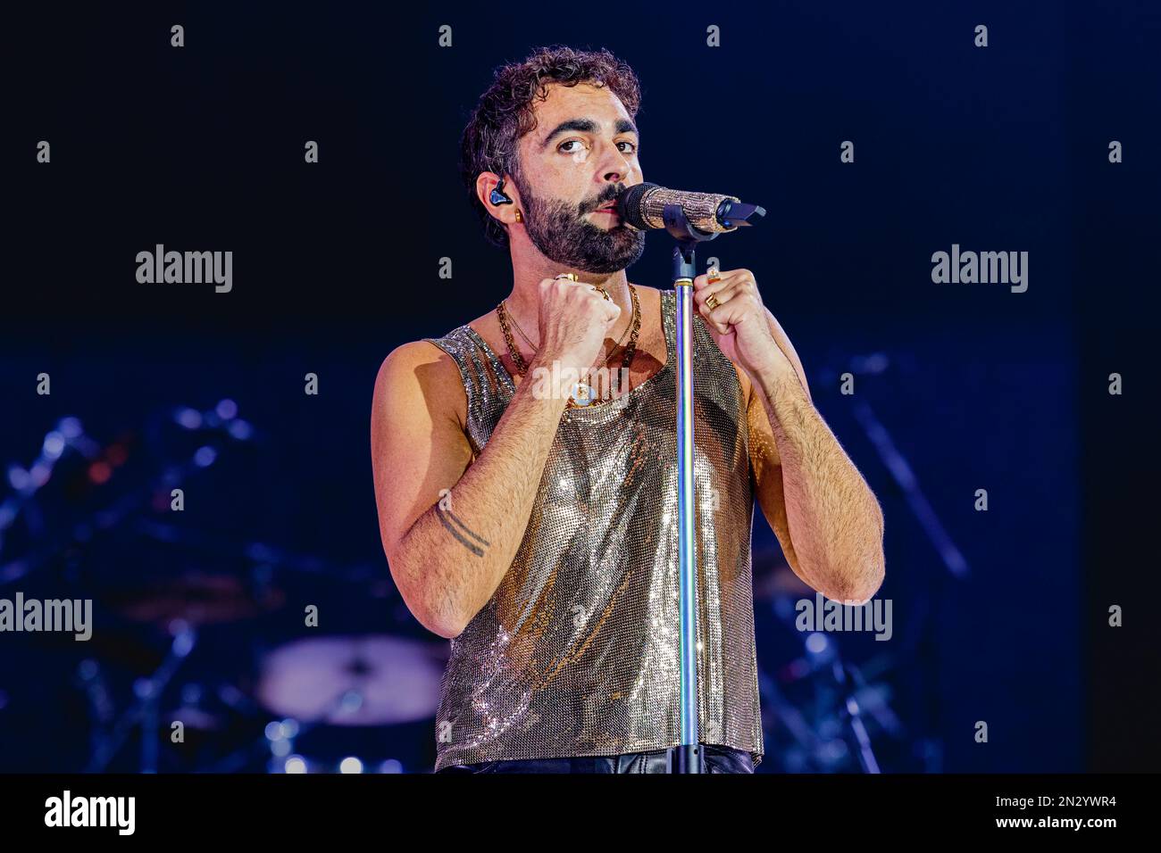 Italy 5 October 2022 Marco Mengoni - live at Mediolanum Forum Assago Milan © Andrea Ripamonti / Alamy Stock Photo