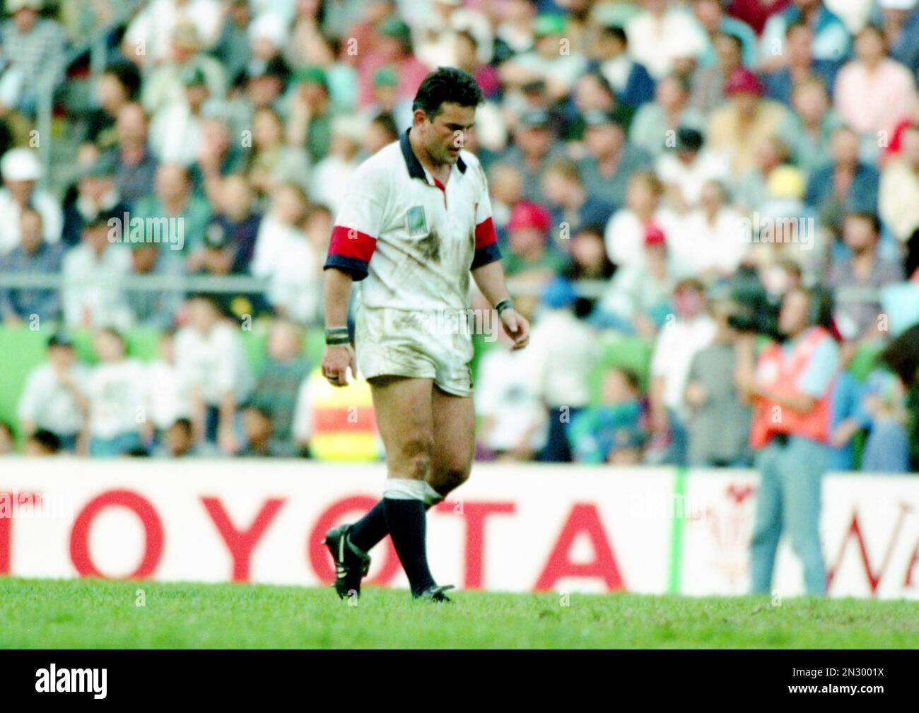 England captain Will Carling during the Rugby Union World Cup Semi ...