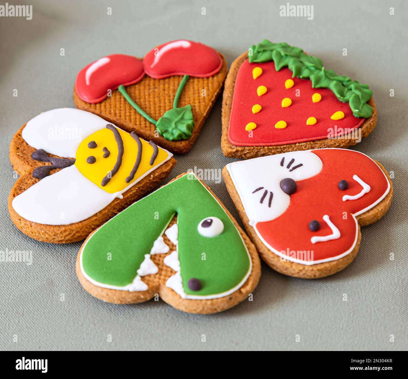 Ginger Cookies Scenery That Can Be Eaten A Good Gift Handmade Stock ginger-cookies-scenery-that-can-be-eaten-a-good-gift-handmade-stock