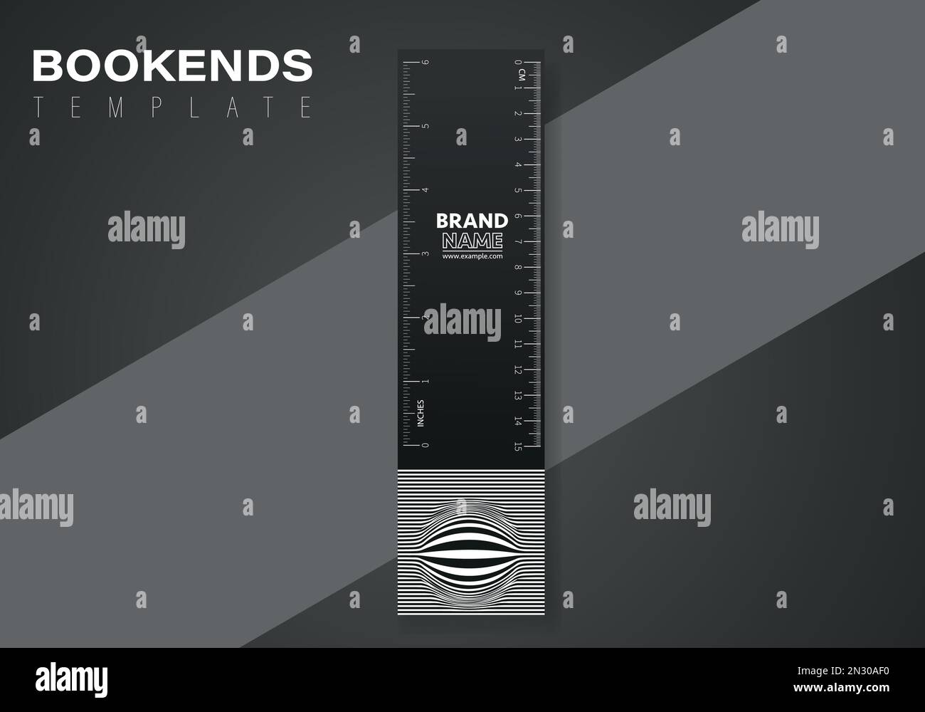 Business modern bookmarks template design Vector bookmark template Business modern bookmarks template design Vector bookmark template