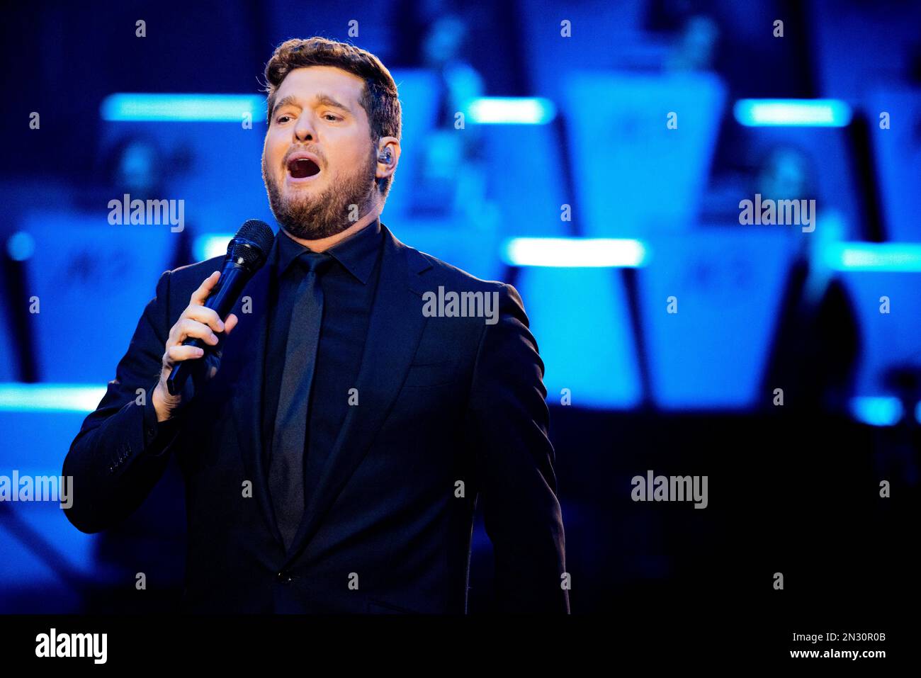 Michael Buble live concert at Mediolanum Forum in Assago Milan Italy