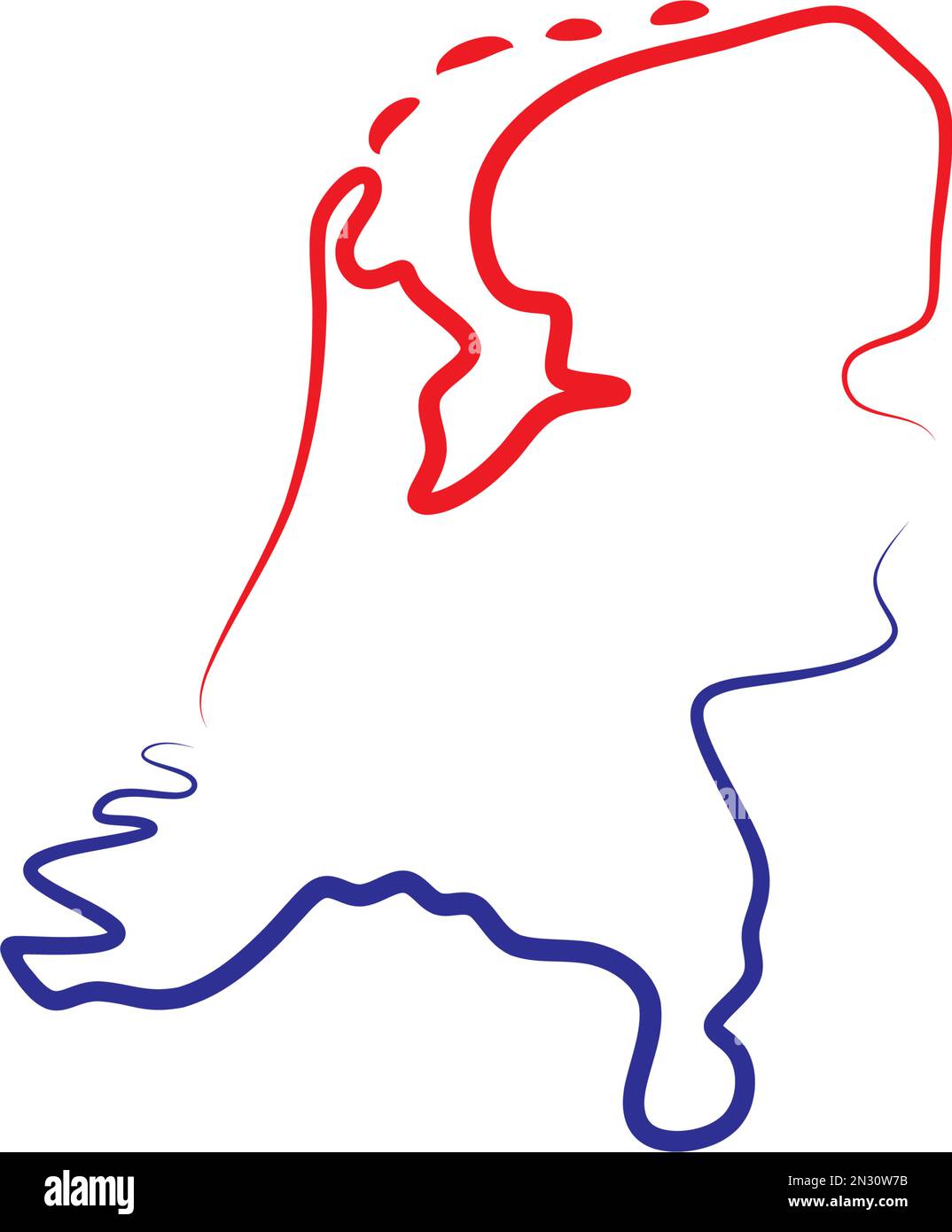 netherlands map vector logo icon symbol Stock Vector Image & Art - Alamy