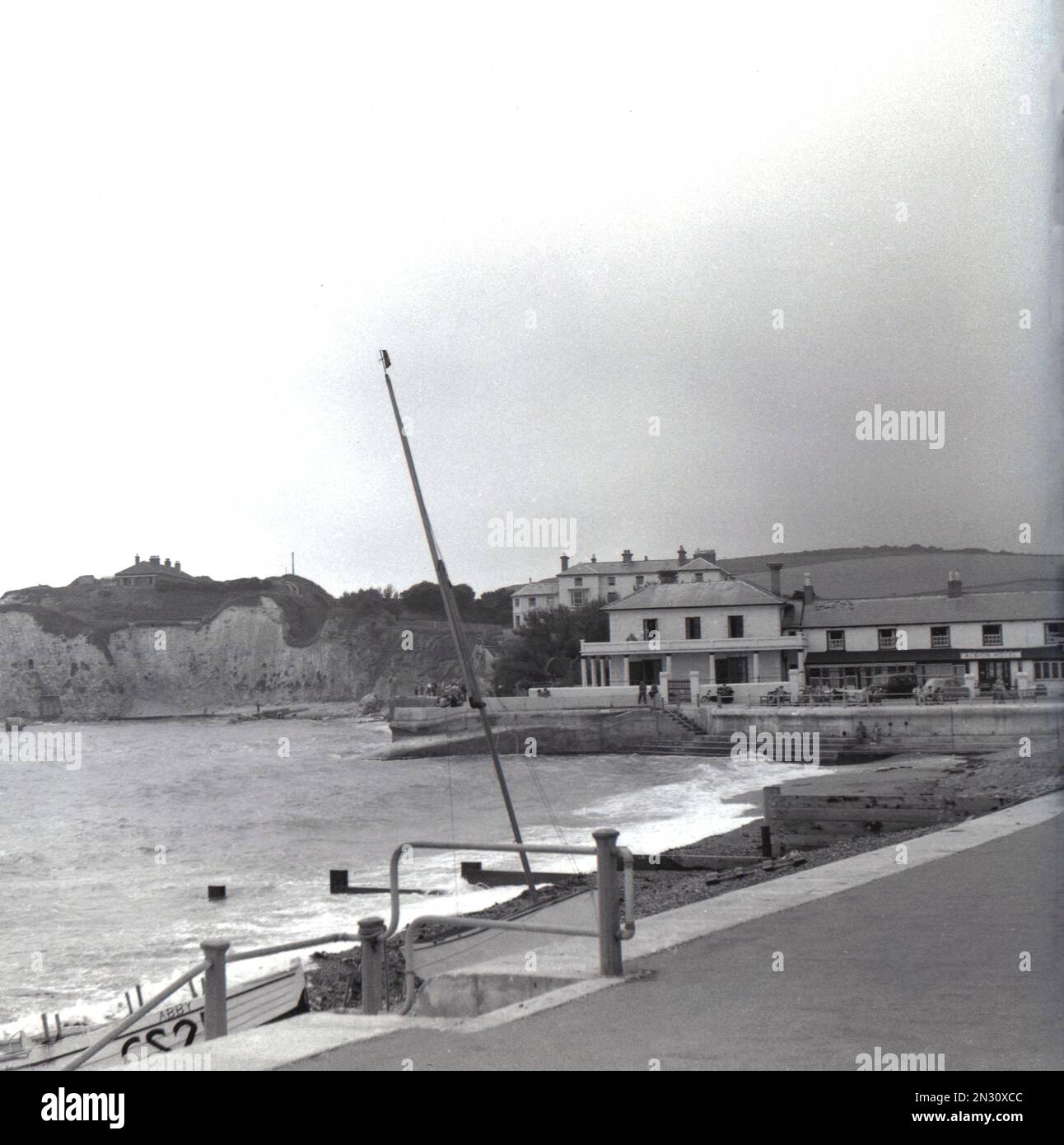 1950s, historical, freshwater bay Isle of Wight, Hampshire, England UK 