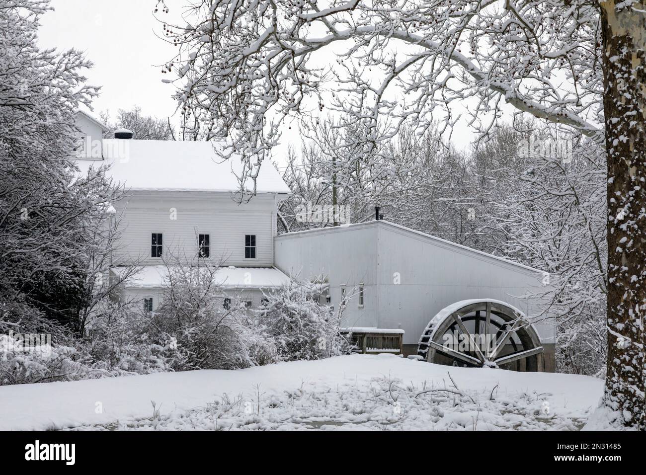 Ray, Michigan The historic Wolcott Mill, built in 1845 and operated