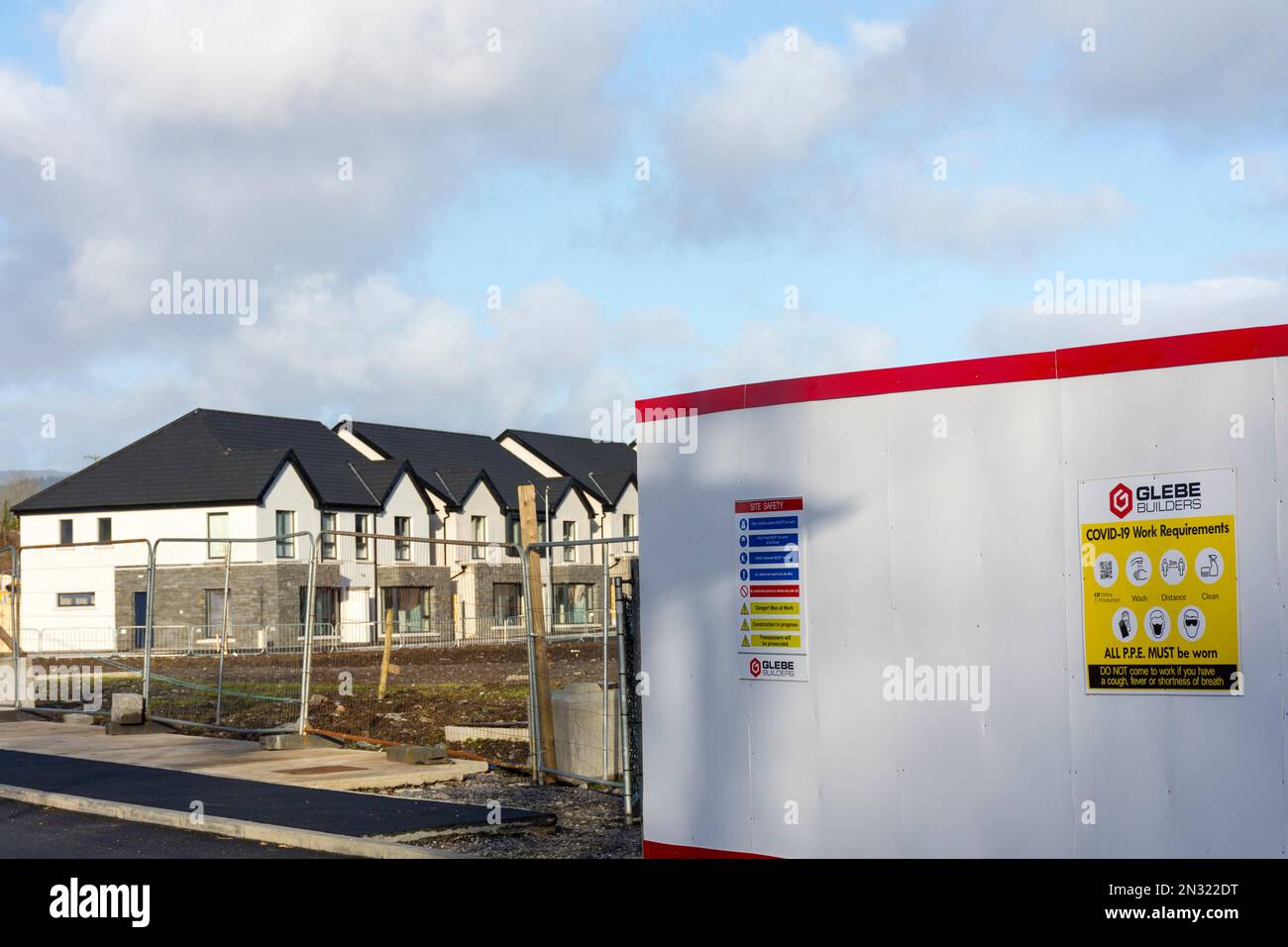 New build housing estate in Donegal Town, County Donegal, Ireland Stock Photo Alamy