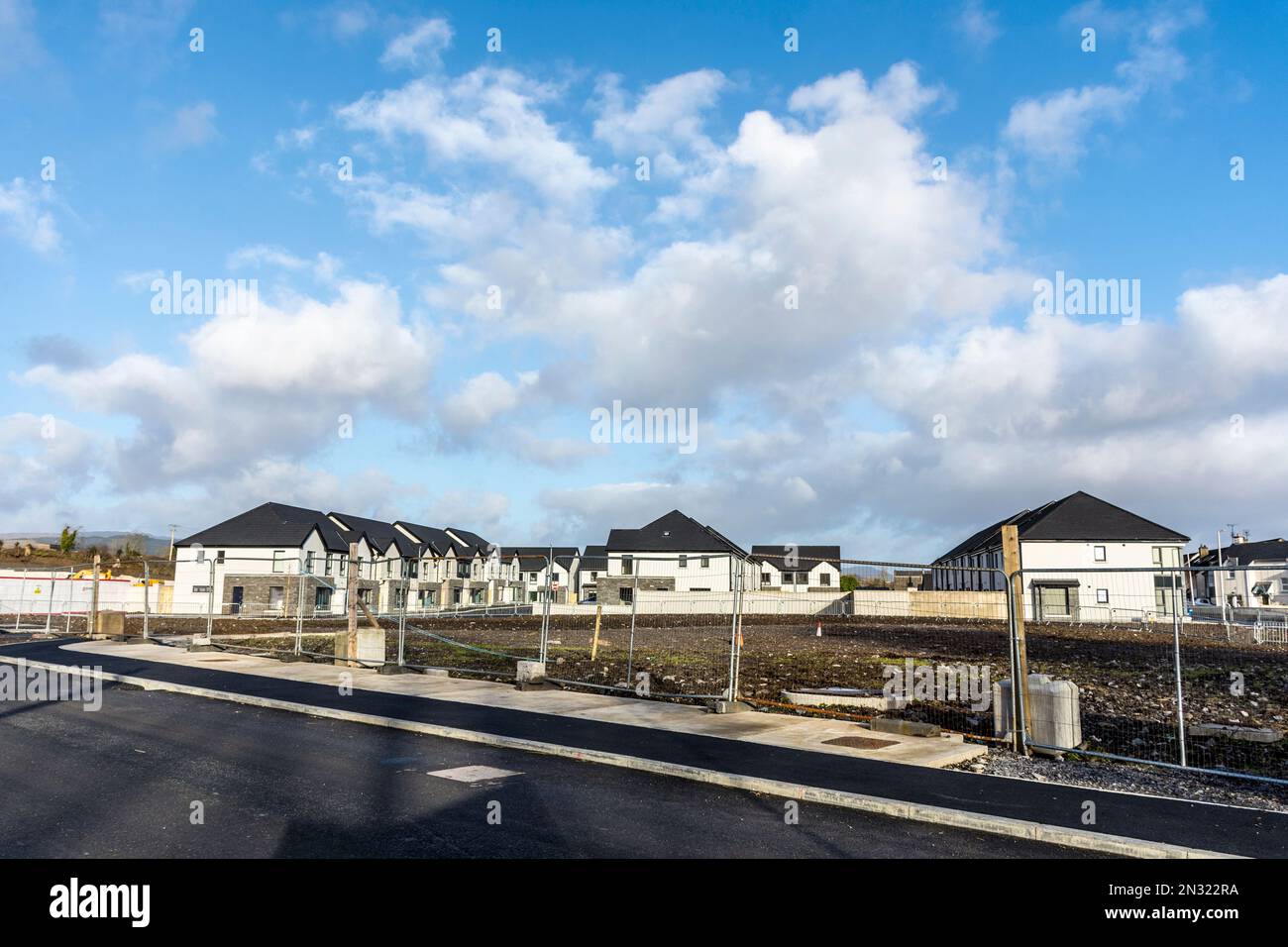 New build housing estate in Donegal Town, County Donegal, Ireland Stock Photo