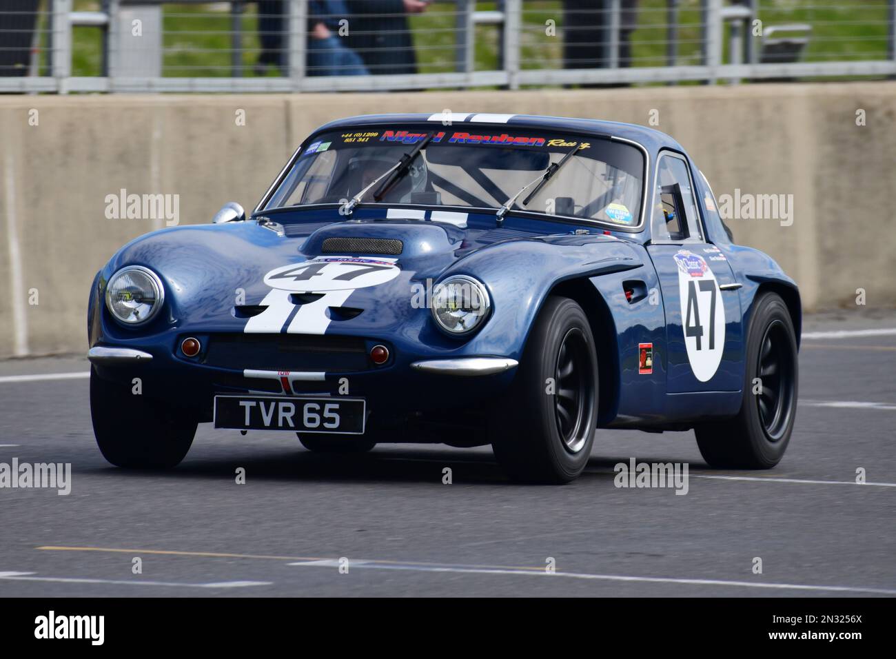 Nigel Reuben, Oliver Reuben, TVR Griffith, Adams and Page Swinging Sixties, Group 2, cars over 2000cc, divided in to 6 classes G to I, a forty minute Stock Photo