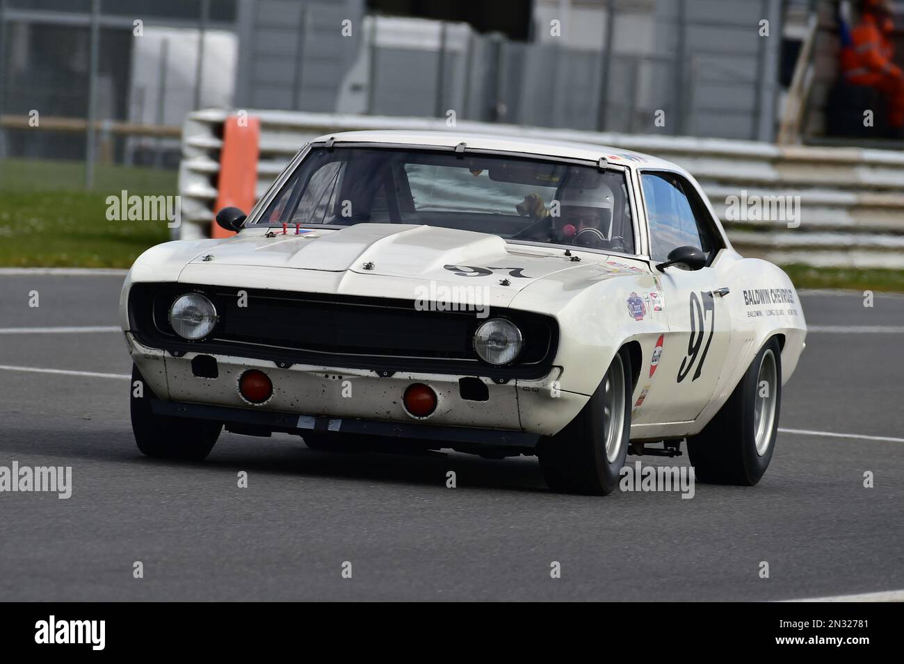 Raymond Barrow, Chevrolet Camaro, Adams and Page Swinging Sixties, Group 2, cars over 2000cc, divided in to 6 classes G to I, a forty minute race with Stock Photo