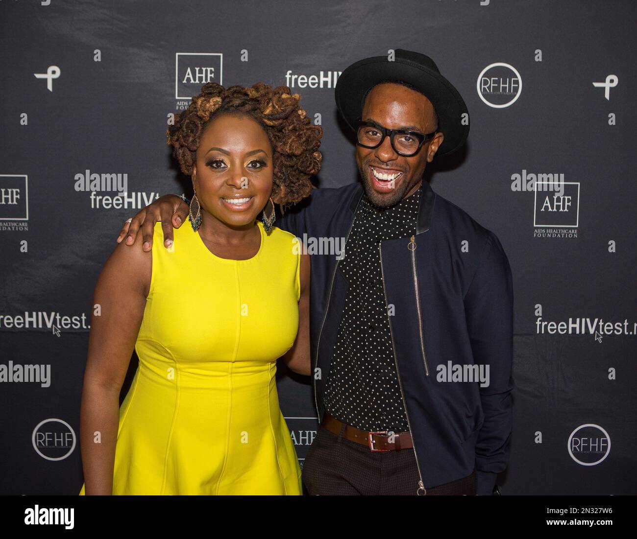 IMAGE DISTRIBUTED FOR AIDS HEALTHCARE FOUNDATION Ledisi and Johnny