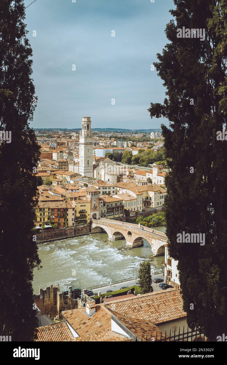 Verona City Landscape Summer Stock Photo - Alamy