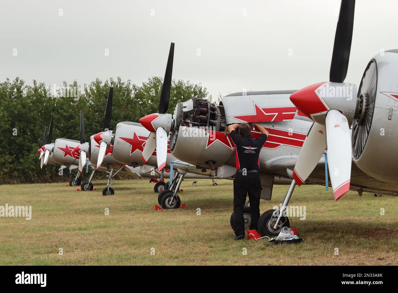 AIR LEGENDS Air show at Melun Villaroche - Stock Photo