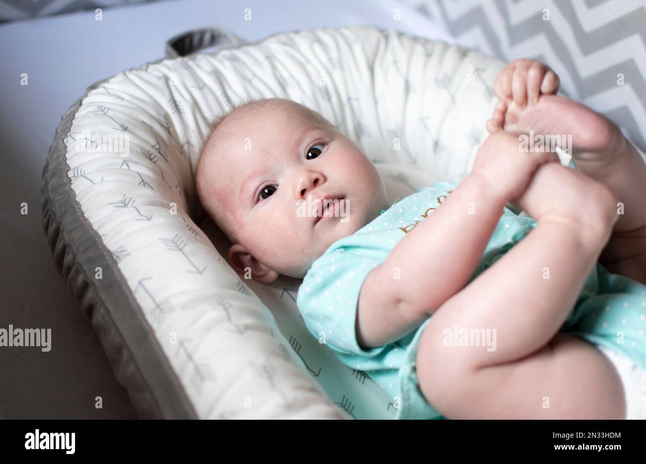 One month old baby girl sales