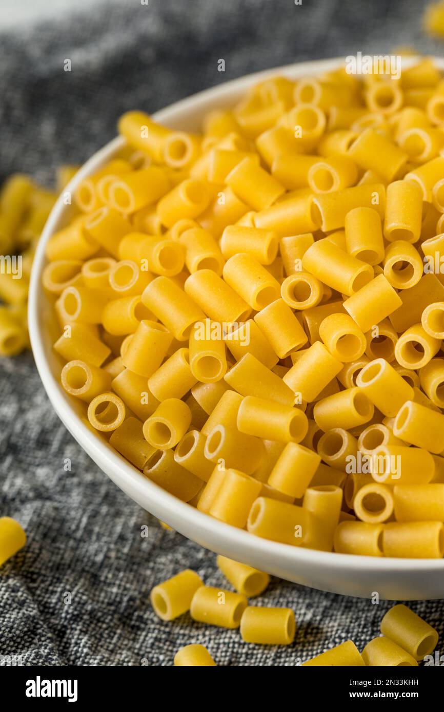 Raw ditalini hi-res stock photography and images - Alamy