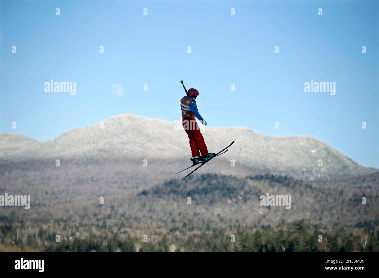 Veronika Korsunova, of Russia, competes in the women's freestyle World ...